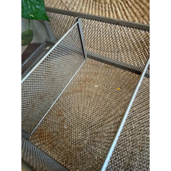 Mesh Metal Desk Organizer with 3 Compartments - Picture 8 of 12